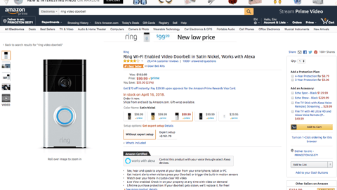 Amazon Gets Serious About Smart Doorbells